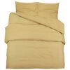 vidaXL Set Copripiumino Tortora 135x200 cm in Cotone