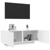 vidaXL Mobile Porta TV Bianco 100x35x40 cm in Legno Multistrato
