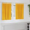 vidaXL Tende oscuranti 2 pcs Giallo senape 140 x 140 cm Velluto