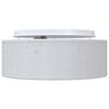 vidaXL Lampada da soffitto Grigio 30 x 13.5 cm Tessuto