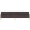 vidaXL Struttura del letto Marrone Scuro 200 x 200 cm Tessuto