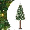 vidaXL Albero di Natale snodato Verde 210 cm