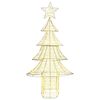 vidaXL Albero di Natale con 240 LED Bianco caldo 181 cm PET
