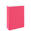 vidaXL Sacchetti di Carta 50 pz con Manici Rosa 32x12x42 cm