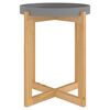 vidaXL Tavolino Grigio 41x41x48,5cm Legno Multistrato e Massello Pino