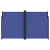 vidaXL Tenda da Sole Laterale Retrattile Blu 200x600 cm