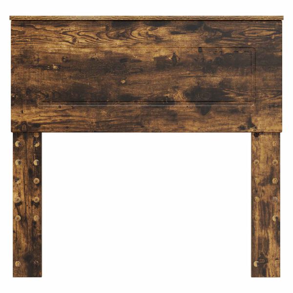 vidaXL Testiera Rovere fum&eacute; 100 cm Legno multistrato