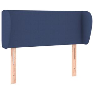 vidaXL Testiera ad Orecchio Blu 83 x 23 x 78/88cm in Tessuto