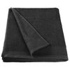 vidaXL Asciugamani Bagno Set 5 pz Cotone 450 gsm 100x150 cm Nero