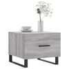 vidaXL Tavolini Salotto 2pz Grigio Sonoma 50x50x40cm Legno Multistrato