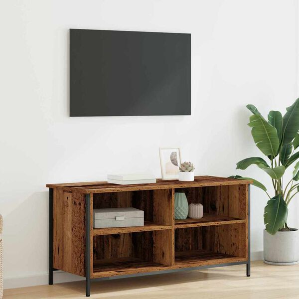 vidaXL Mobile TV Legno vecchio 100 x 40 x 50 cm Legno multistrato