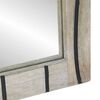 vidaXL Specchio da bagno con specchio Marrone 70 x 50 x 2,5 cm