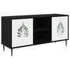 vidaXL Mobile TV HANAU 102 x 33 x 51 cm Rovere Nero