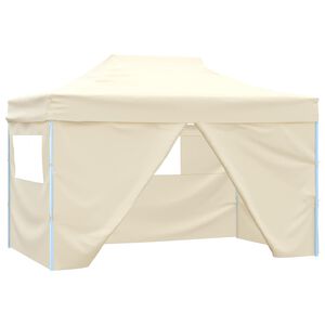 vidaXL Tenda Party Crema 280 x 410 x 315 cm Tessuto Oxford