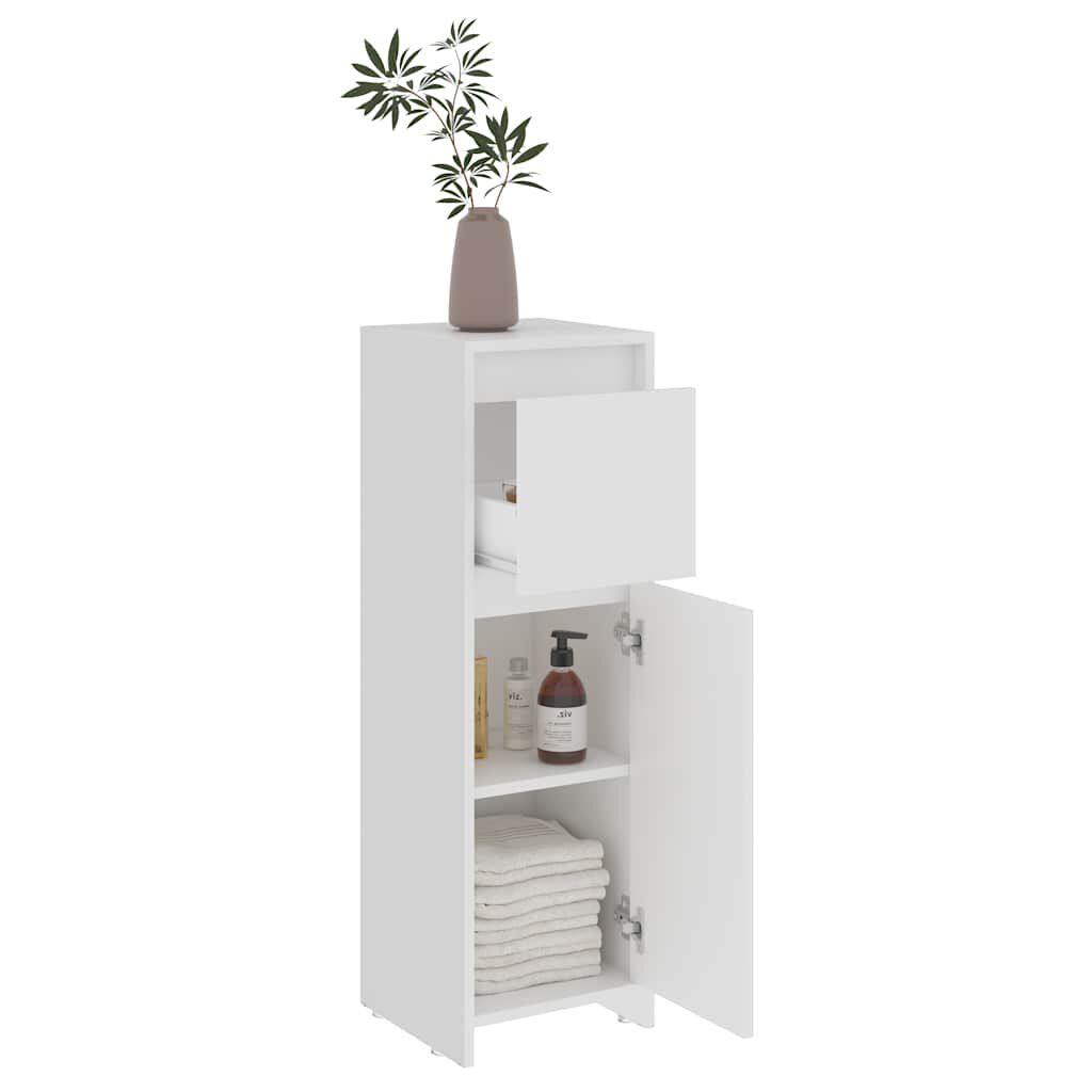 Armadio Da Cucina Per Forno 60x46x81.5 Cm – Bianco, Legno Multistrato, Con 2 Ante E Ripiani