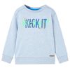 Felpa da Bambino Blu Tenue M&eacute;lange 104