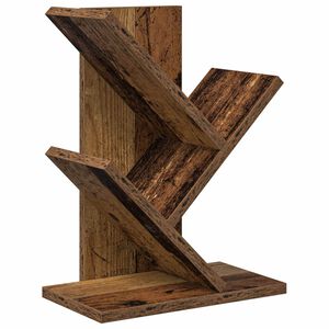 vidaXL Scaffale per Libri a Forma di Albero 3 Strati 30 x 18 x 40 cm