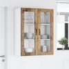 vidaXL Pensile cucina con porta Lucca Legno antico 80 x 31 x 100 cm