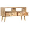 vidaXL Mobile Porta TV 90x30x50 cm in Legno Massello di Mango