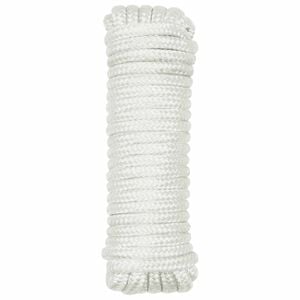 vidaXL Corda da Barca 10 mm 6 m Bianco Poliestere