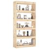 vidaXL Libreria/Divisorio 80x30x167,4 cm Legno Massello di Pino