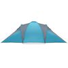 vidaXL Tenda da Campeggio a Cupola per 4 Persone Blu Impermeabile