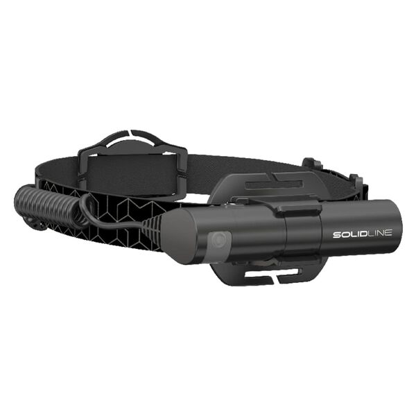 SOLIDLINE Lampada Frontale a LED Ricaricabile SH6R 600 lm Luce Rossa