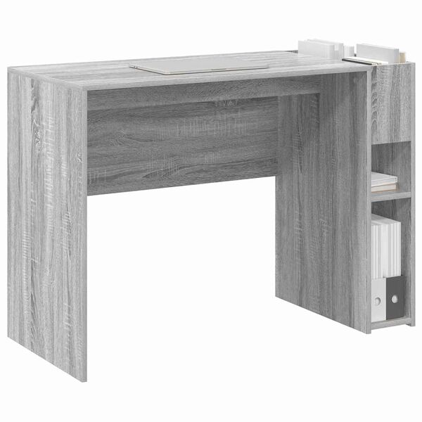vidaXL Scrivania Grigio Sonoma 109 x 50 x 78 cm Legno multistrato