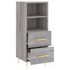 vidaXL Credenza Grigio Sonoma 34,5x34x90 cm in Legno Multistrato