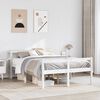 vidaXL Letto Anziani con Testiera Bianco 120x200cm Legno Massello Pino