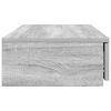 vidaXL Cassetti per letto Grigio Sonoma 75 x 36,5 x 16,5 cm