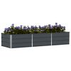 vidaXL Fioriera Antracite 240 x 80 x 45 cm Acciaio