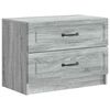 vidaXL Armadio da Notte con cassetto Grigio Sonoma 62 x 34,5 x 44,5 cm