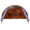 vidaXL Tenda a tunnel con tetto Grigio e arancione 778 x 356 x 210 cm