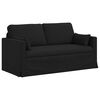 vidaXL Divano 2 pcs Nero 158 x 78 x 80 cm Tessuto