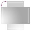 vidaXL Specchio da Bagno con Luci LED 30x50 cm
