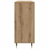 vidaXL Credenza Rovere artigianale 90 x 34 x 80 cm Legno multistrato