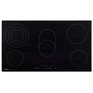 vidaXL Piano Cottura in Ceramica 5 Zone e Controlli Touch 77 cm 8500 W
