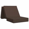 vidaXL Divano Letto Pieghevole 90 x 67 x 45 cm Tortora