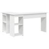 vidaXL Scrivania Bianco 142 x 102 x 73 cm Legno multistrato