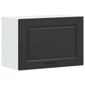 vidaXL Pensile da Cucina Porto Nero in Legno Multistrato