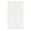 vidaXL Tenda Plissettata Bianca 120x200 cm Larghezza Tessuto 119,4 cm