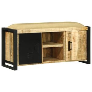 vidaXL Armadio Panchina Marrone 100 x 35 x 50 cm