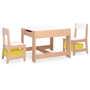 vidaXL Tavolo per Bambini con 2 Sedie in MDF