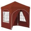 vidaXL Tenda per feste a pop-up 192 x 192 x 245 cm Terracotta