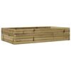 vidaXL Fioriera da Giardino 110x60x23 cm in Legno di Pino Impregnato