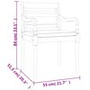 vidaXL Set da Pranzo Giardino 7pz con Cuscini Legno Massello di Teak