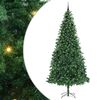 vidaXL Albero di Natale artificiale con 300 LED Verde 300 cm