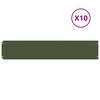 vidaXL Bordura per Prato 10 pz 20 x 103 cm Acciaio laminato a freddo