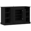 vidaXL Credenza Rovere Nero 100 x 35,5 x 60 cm Legno multistrato